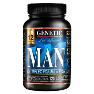 Man 120 tabletas - 30 Servicios - Fórmula Pro Hormonal